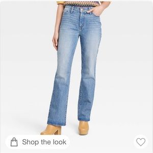 Women’s High-Rise Vintage Boot Cut Jeans - Universal Thread -Indigo - 8